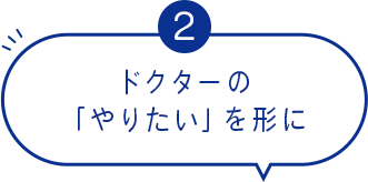 ドクターの「やりたい」を形に
